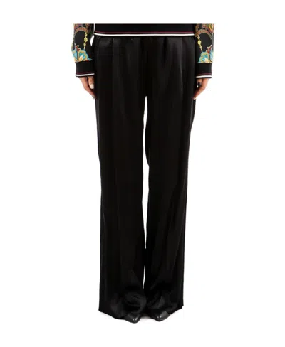 Givenchy Wide-leg Casual Pants In Black