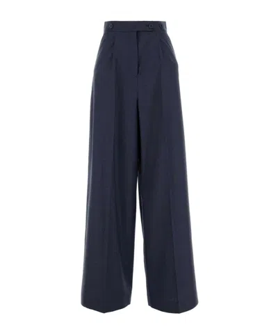Givenchy Wide-leg Casual Pants In Blue