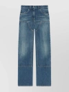 GIVENCHY WIDE-LEG HIGH-WAISTED DENIM TROUSERS