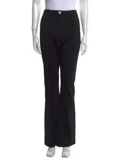 Pre-owned Givenchy Wide Leg Pants In Black