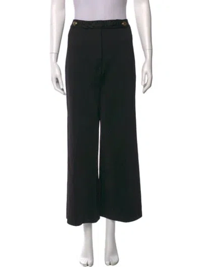 Pre-owned Givenchy Wide Leg Pants In Black
