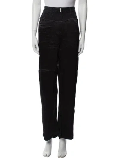Pre-owned Givenchy Wide Leg Pants In Black