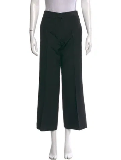 Pre-owned Givenchy Wide Leg Pants In Black