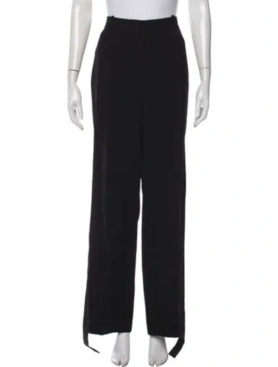 Pre-owned Givenchy Wide Leg Pants In Black
