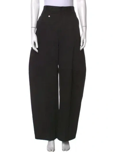 Pre-owned Givenchy Wide Leg Pants In Black