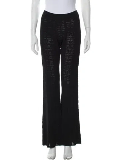 Pre-owned Givenchy Wide Leg Pants In Blue