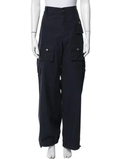 Pre-owned Givenchy Wide Leg Pants In Blue