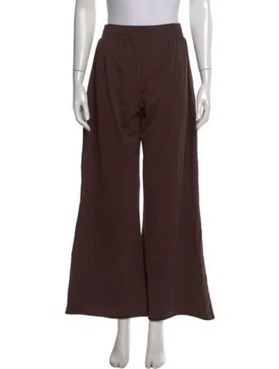 Pre-owned Givenchy Wide Leg Pants In Brown