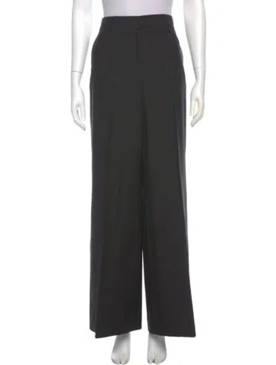 Pre-owned Givenchy Wide Leg Pants In Gray