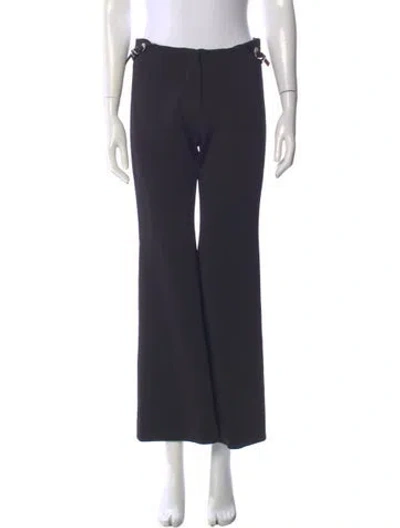 Pre-owned Givenchy Wide Leg Pants In Gray