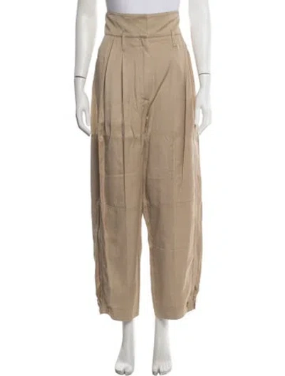 Pre-owned Givenchy Wide Leg Pants In Neutrals