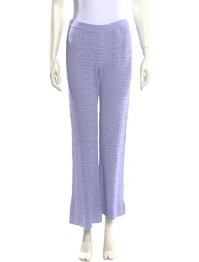 Pre-owned Givenchy Wide Leg Pants In Purple