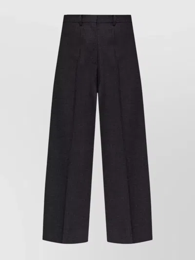 Givenchy Wide Leg Pleated Front Trousers