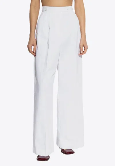Givenchy Wide-leg Tailored Pants In White
