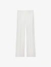 GIVENCHY WIDE PANTS IN WOOL AND MOHAIR WITH PIPING DETAIL
