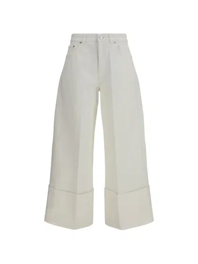 Givenchy Wide-leg Denim Jeans In White