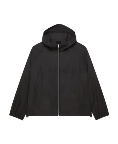 Givenchy Windbreaker In Padded  Nylon In Black