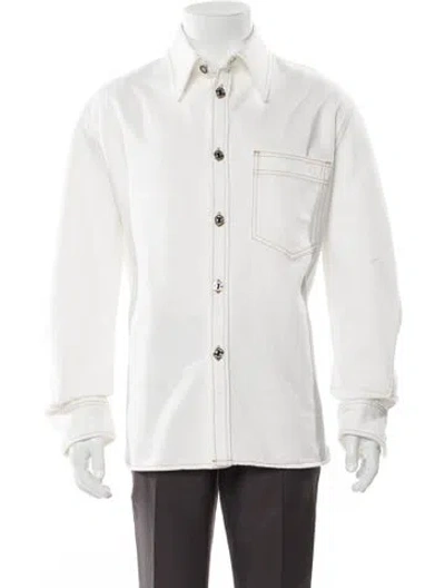 Pre-owned Givenchy Windbreaker W/ Tags In White