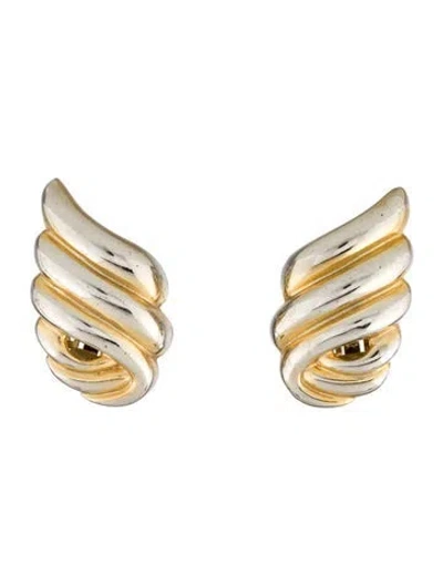 Pre-owned Givenchy Wing Clip On Earrings In Multi