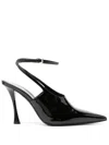 Givenchy Sleek Slingback Pumps With Pointed Design In Black