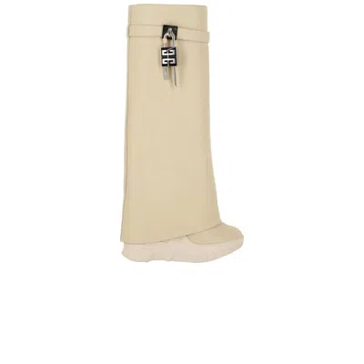 Pre-owned Givenchy Wmns Biker Boot 'beige' | Tan | Women's Size 36 In Brown