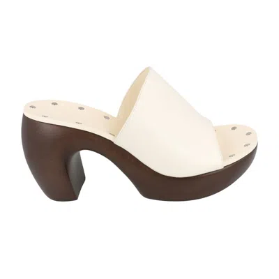 Pre-owned Givenchy Wmns G Clog Heel Sandal 'white' | Women's Size 37