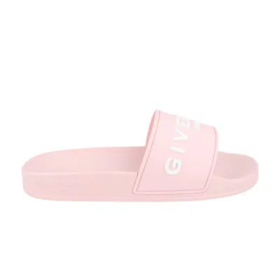 Pre-owned Givenchy Wmns Logo Signature Slide 'light Pink' | Women's Size 36