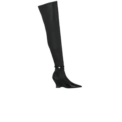 Pre-owned Givenchy Wmns Raven Boots 'black' | Women's Size 40