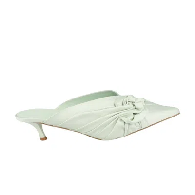 Pre-owned Givenchy Wmns Show Twist Mule 'sea Green' | Women's Size 40