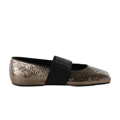 Pre-owned Givenchy Wmns Sliced Square Ballerina 'bronze' | Brown | Women's Size 37