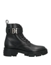 Givenchy Terra Logo-hardware Leather Ankle Boots In Black