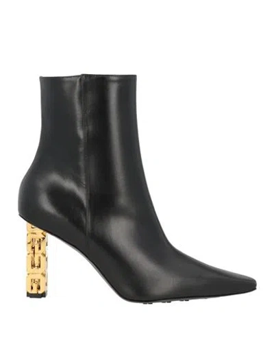 Givenchy Woman Ankle Boots Black Size 8 Calfskin