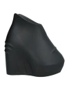 Givenchy Woman Ankle Boots Black Size 8 Rubber In Black