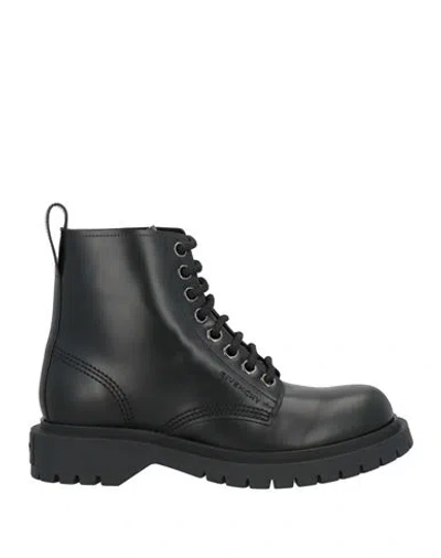 GIVENCHY GIVENCHY WOMAN ANKLE BOOTS BLACK SIZE 9 LEATHER