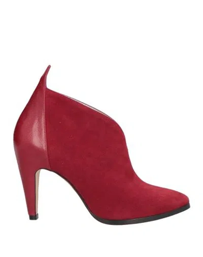 Givenchy Woman Ankle Boots Red Size 6 Goat Skin