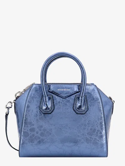 Givenchy Woman Antigona Mini Woman Blue Handbags