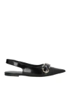 Givenchy Voyou Slingback Ballerina Flat With Pointed Toe In Black