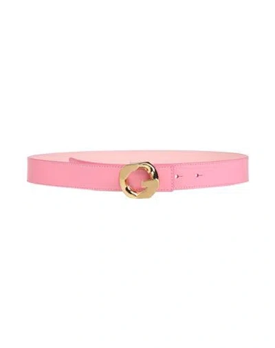 Givenchy Woman Belt Pink Size 32 Calfskin