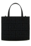 Givenchy Woman Black Fabric Mini G-tote Handbag In Black