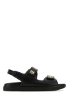 GIVENCHY GIVENCHY WOMAN BLACK LEATHER 4G SANDALS