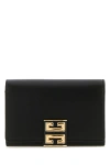 GIVENCHY GIVENCHY WOMAN BLACK LEATHER 4G WALLET
