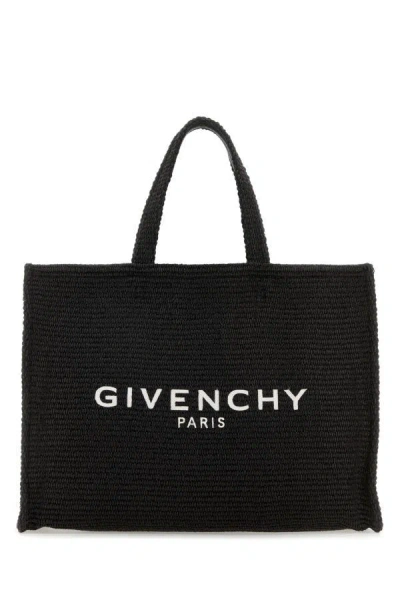 Givenchy Black Canvas Medium G Shopping Bag