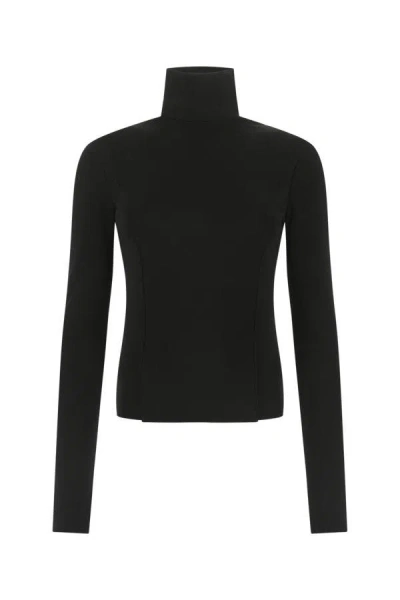 GIVENCHY GIVENCHY WOMAN BLACK STRETCH VISCOSE BLEND TOP