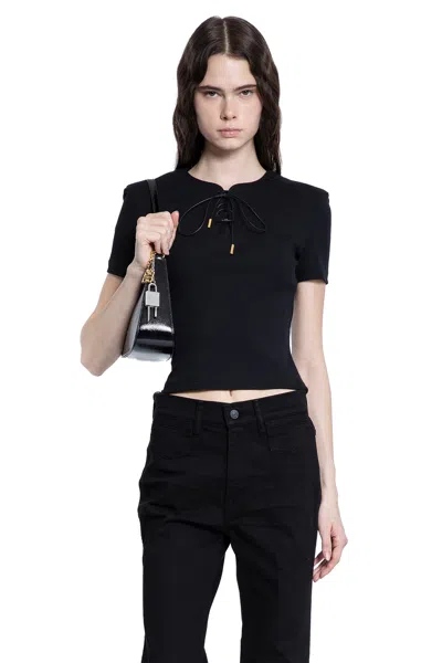 Givenchy Woman Black T-shirts & Tank Tops