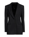 Givenchy Woman Blazer Black Size 6 Wool, Mohair Wool In Black