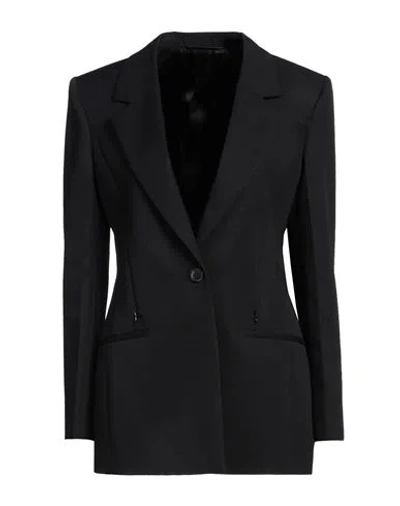 Givenchy Woman Blazer Black Size 6 Wool, Mohair Wool