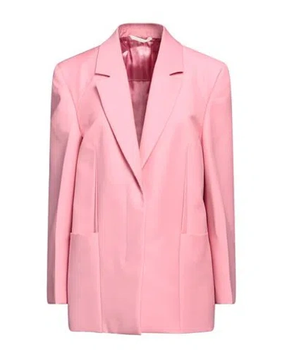 GIVENCHY GIVENCHY WOMAN BLAZER PINK SIZE 8 WOOL, MOHAIR WOOL
