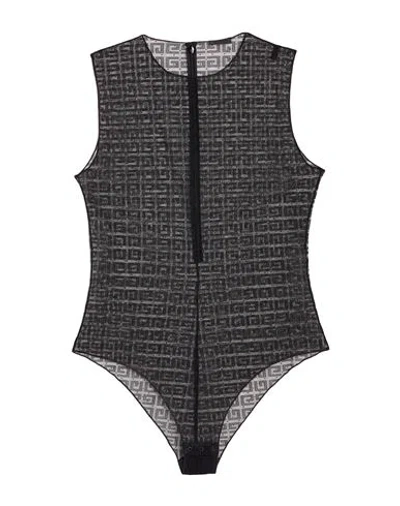 Givenchy Woman Bodysuit Black Size L Polyamide, Elastane