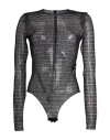 Givenchy Woman Bodysuit Black Size L Polyamide, Elastane In Black
