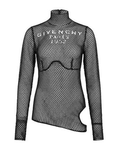 Givenchy Woman Bodysuit Black Size S Viscose, Polyamide, Polyester